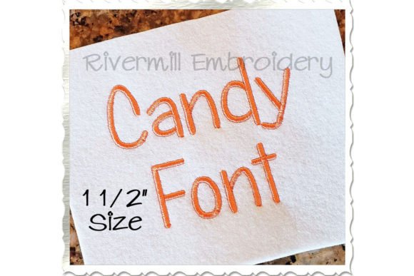 1 1 2 Candy Embroidery Font Review