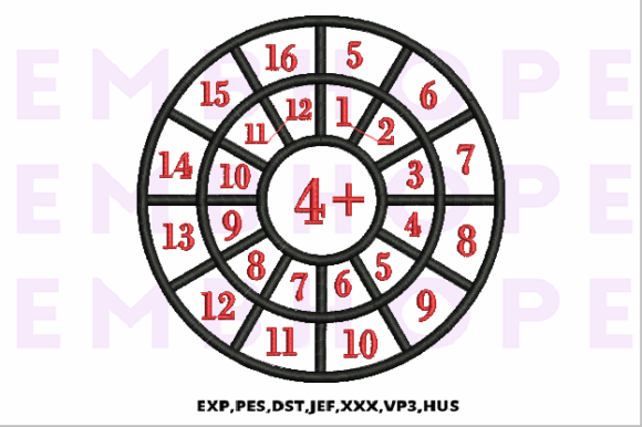 Addition Wheel 4: A Bright, Playful Seasonal Embroidery Pick