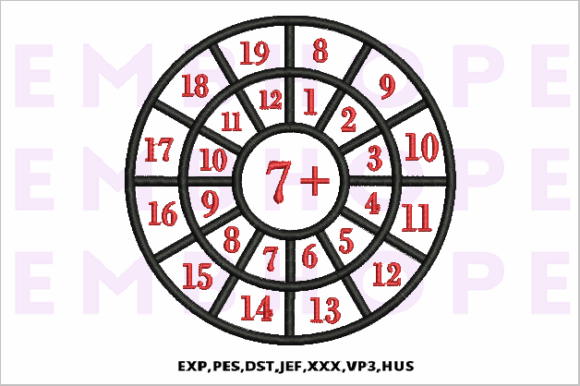 Addition Wheel 7: Bright, Playful Math Magic for Handmade Gifts