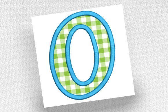 Applique Number 0