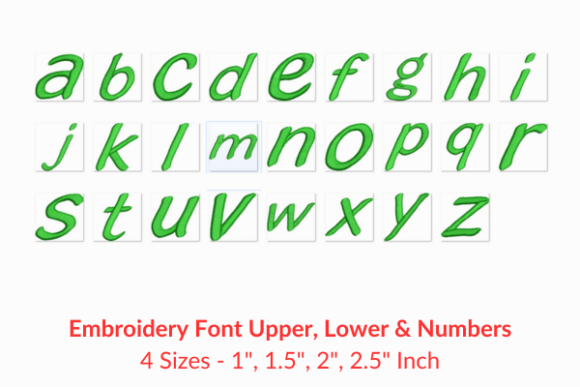 Blacklight Fonts Embroidery Design