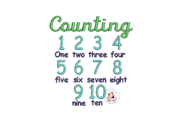 Counting 1 to 10 Embroidery Review