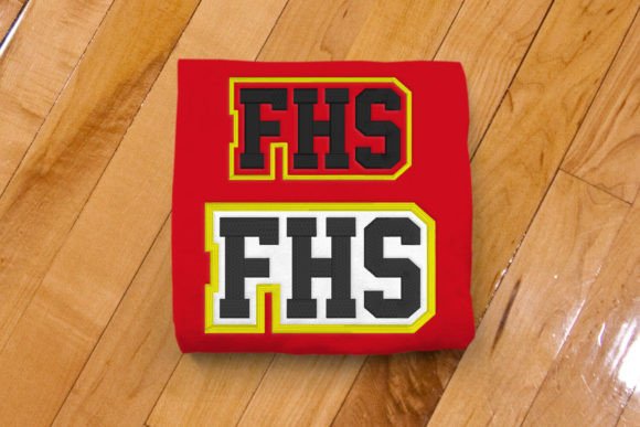 FHS High School Initials Embroidery