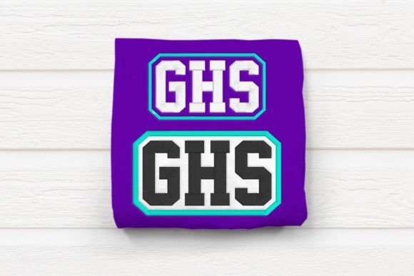 GHS High School Initials Embroidery