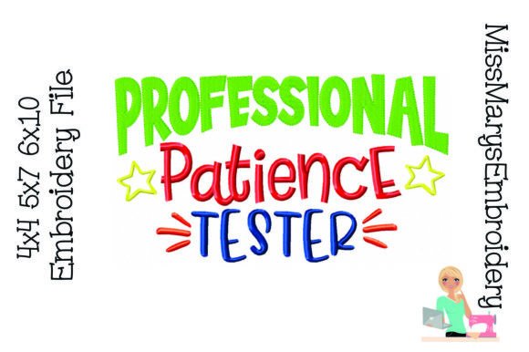 Professional Patience Tester Embroidery