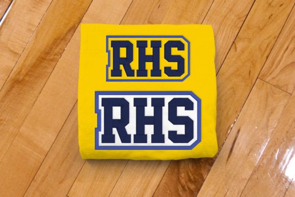 RHS High School Initials: A Thoughtful Embroidery Design for Meaningful Gifts