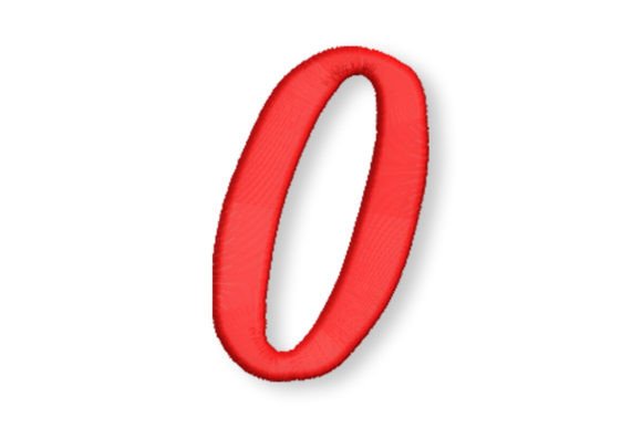 Script Numbers Zero